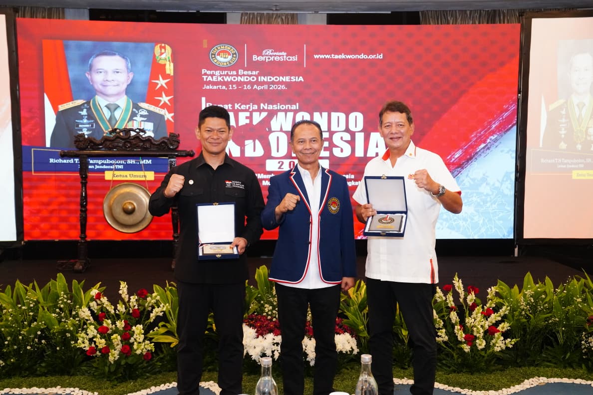 Ketua Umum PBTI Letjen TNI Richard Tampubolon Buka Rakernas Taekwondo Indonesia 2026