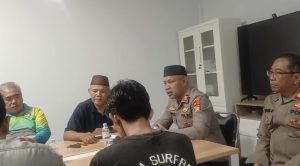Kapolsek Bekasi Barat Sosialisasi Sabuk Kamtibmas  di Kelurahan Kranji ‎