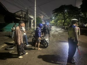 Cegah Tawuran dan Begal, Polsek Bekasi Barat Intensifkan Patroli dan Razia Selektif