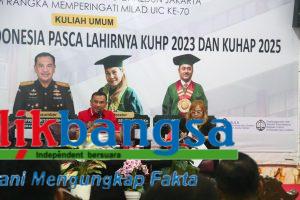 Dr. Fri Hartono, SH,MH, Berikan Kuliah Umum Kepada 200 Perserta Pasca Sarjana Magister Hukum Di UIC