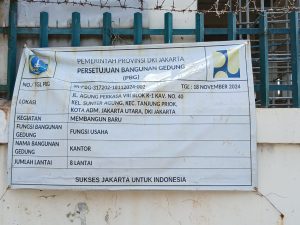 Terkait Bangunan di Jl.Agung Perkasa VIII Blok K-1, Kasudin CKTRP Jakut, Herri Priyatno “Bungkam”
