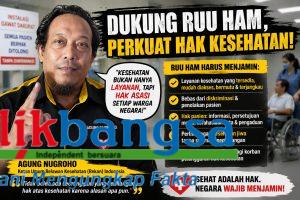 Rekan Indonesia Dorong RUU HAM Perkuat Jaminan Hak Kesehatan Warga Negara