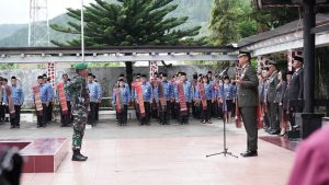 Dandim 0210/TU Pimpin Upacara Peringatan Raja Sisingamangaraja XII