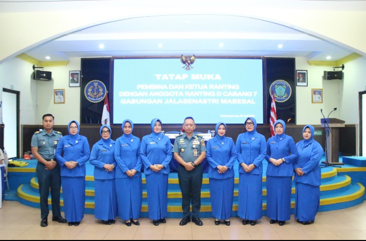 Jelang Sertijab, Pembina Dan Ketua Ranting Gelar Tatap Muka Bersama Anggota Ranting D Cabang 7 GABUNGAN Jalasenastri Mabesal