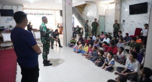 Dandim 0502/Jakarta Utara Tebar Kepedulian, Berbagi Semangat di Yayasan Pondok Kasih Agape