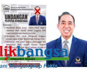 Mahasiswa NTB Se-DKI Minta KPK Usut Fee Irigasi Di Bima
