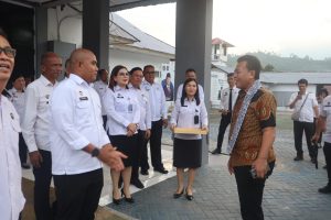 PERKUAT TUGAS DAN FUNGSI, LAPAS BITUNG TERIMA KUNJUNGAN DIREKTUR PELAYANAN TAHANAN