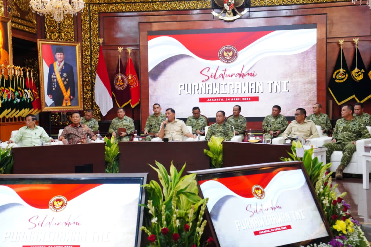 Perkuat Silaturahmi, Panglima TNI Hadiri Pertemuan Purnawirawan TNI di Kemhan