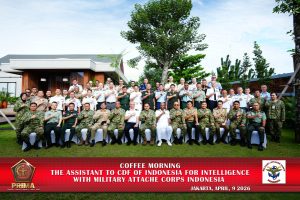 Coffee Morning Sintel TNI Jalin Sinergitas Diplomasi Militer Dengan Athan Negara Sahabat