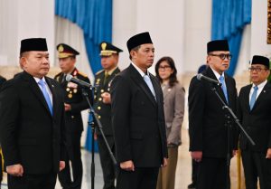 Panglima TNI Hadiri Pelantikan Menteri dan Pejabat Pemerintah Kabinet Merah Putih di Istana Negara      