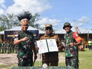 Pangdam XVII/Cenderawasih Resmi Tutup TMMD Ke-128 Kodim 1710/Mimika di Kampung Keakwa