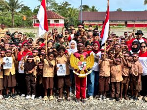 Kegiatan Peringati Hari Lahir Pancasila, Membuat Tawa dan Senyum Kebahagiaan Anak-Anak Papua Kembali Pecah