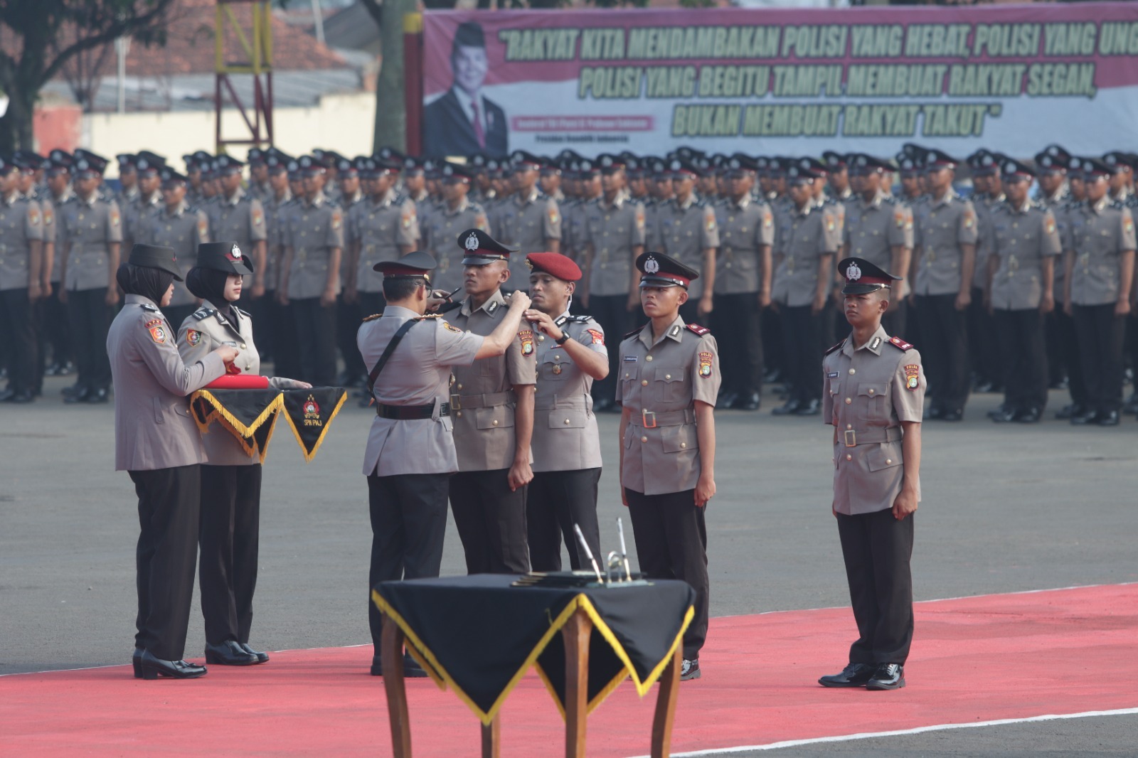 Kapolda Metro Jaya Lantik 993 Bintara Remaja di SPN Lido