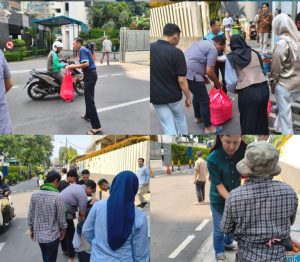 BRI Sudirman 1 Gelar Program Sosial “Jumat Berkah” di Kawasan Sudirman, Kuningan, dan Sekitarnya