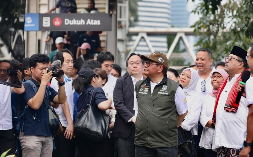 Gubernur Pramono Canangkan Pedestrian Deck Dukuh Atas, Perkuat Integrasi Enam Moda Transportasi