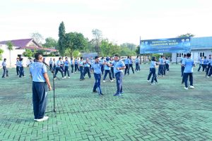 Perkuat Fisik, Mental, dan Kesiapsiagaan, Personel Lanud Sjamsudin Noor Asah Kemampuan Bela Diri Taktis      