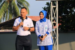 Jelang Sertijab, Karumkital Dr. Midiyato Suratani Pimpin Kegiatan Olahraga Bersama 