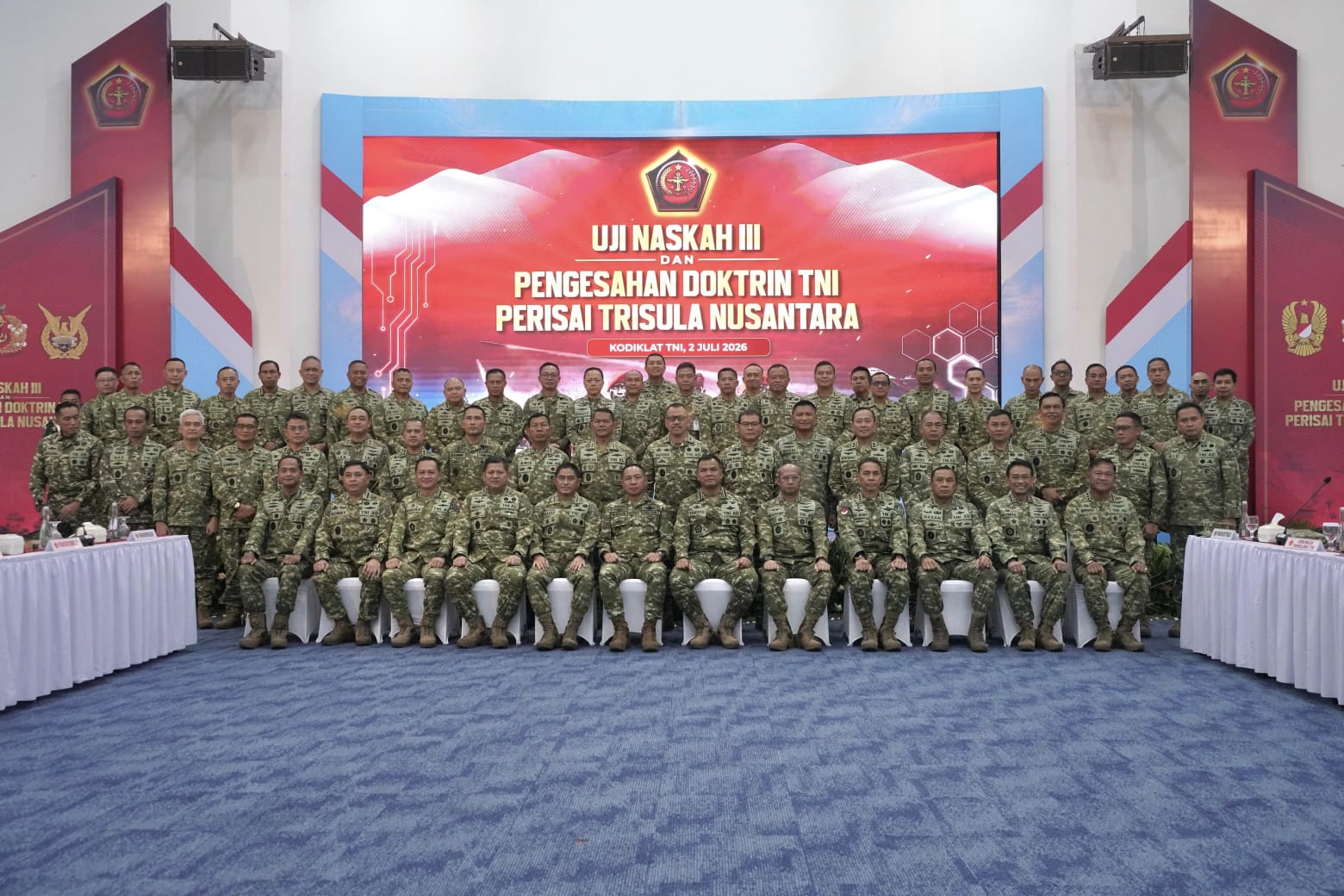 Panglima TNI Pimpin Pengesahan Doktrin “Perisai Trisula Nusantara”, Tegaskan Adaptasi TNI Hadapi Perang Modern