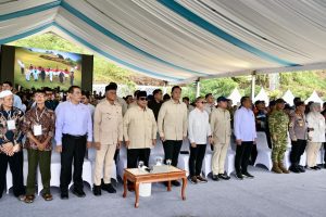 Panglima TNI Hadiri Peresmian Lima Bendungan oleh Presiden RI      