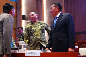 Panglima TNI Bersama Wamenhan RI Hadiri Raker Bersama Komisi I DPR RI      