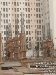 Proyek Penataan Polres Metro Depok Rp39,9 M Disorot, Pekerja Diduga Langgar K3, Kontraktor Bungkam